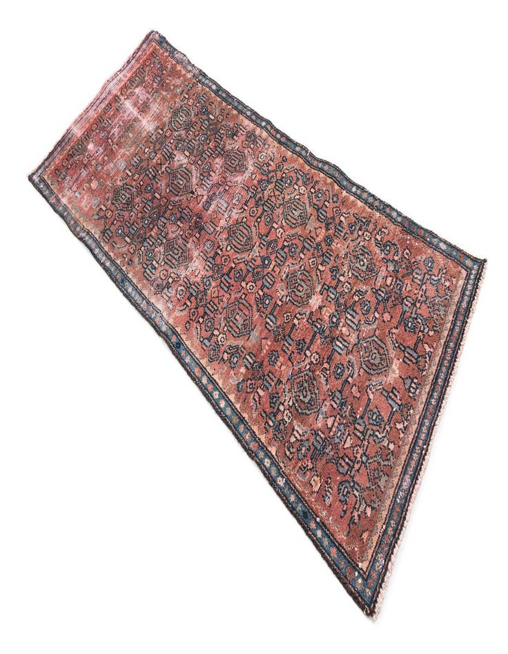 Detail image of  2' 3 x 5' 5  Hand Knotted Ultra Vintage Persian Wool Runner Rug