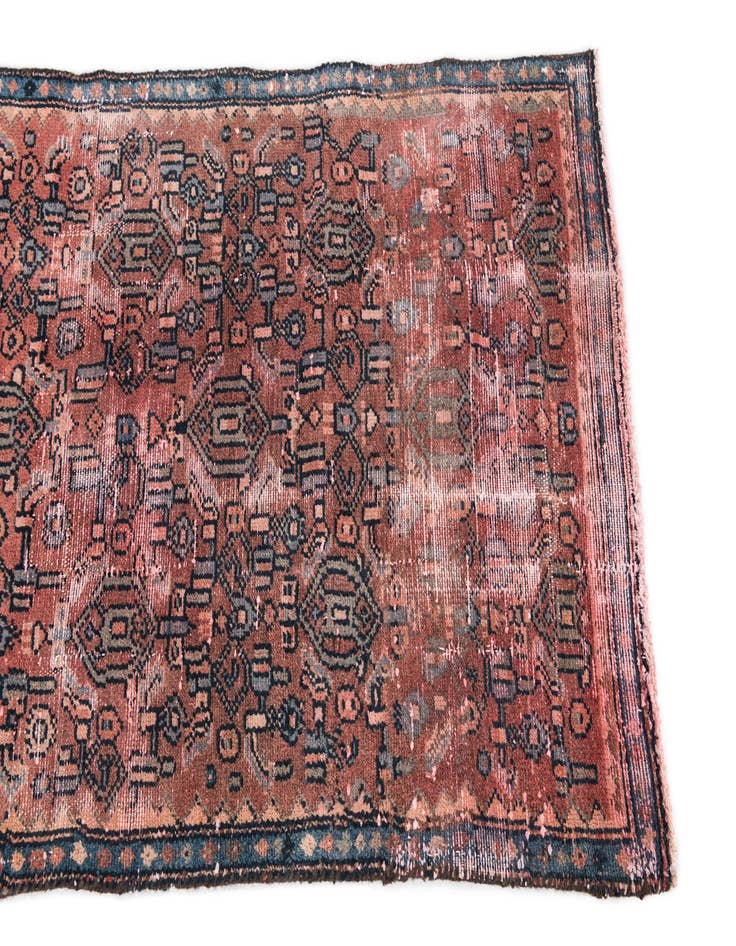 Detail image of  2' 3 x 5' 5  Hand Knotted Ultra Vintage Persian Wool Runner Rug