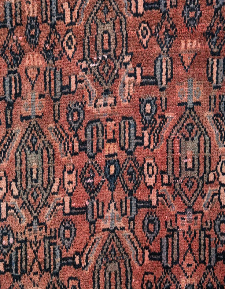 Detail image of  2' 3 x 5' 5  Hand Knotted Ultra Vintage Persian Wool Runner Rug