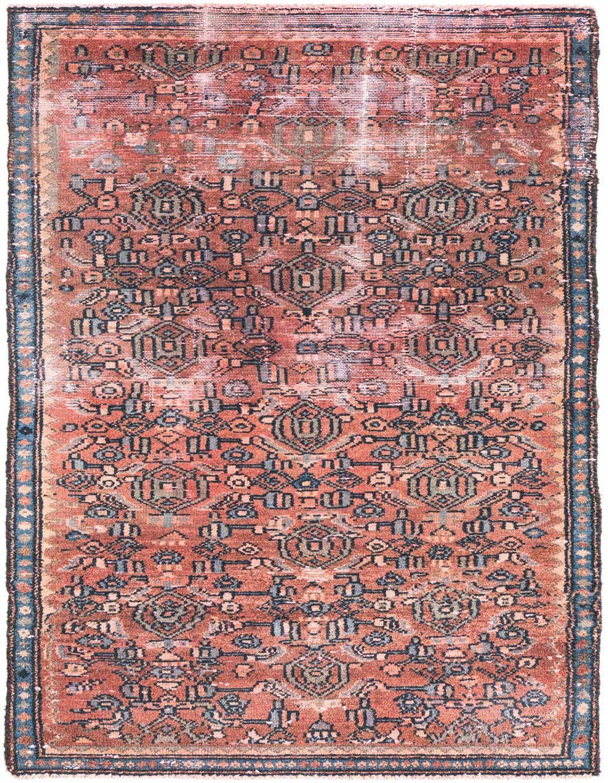 Primary image  2' 3 x 5' 5  Hand Knotted Ultra Vintage Persian Wool Runner Rug