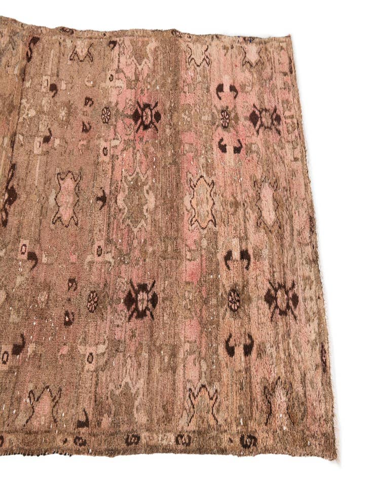 Detail image of  3' x 7' 4  Hand Knotted Ultra Vintage Persian Wool Runner Rug