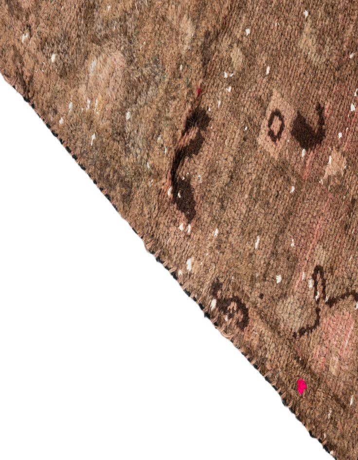 Detail image of  3' x 7' 4  Hand Knotted Ultra Vintage Persian Wool Runner Rug