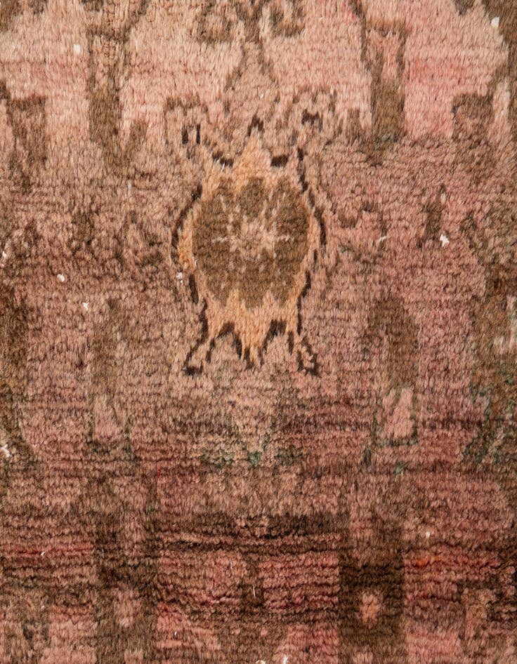 Detail image of  3' x 7' 4  Hand Knotted Ultra Vintage Persian Wool Runner Rug