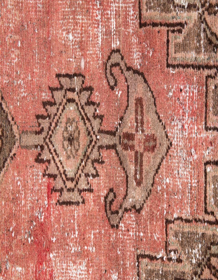 Detail image of  3' 2 x 6' 3  Hand Knotted Ultra Vintage Persian Wool Runner Rug