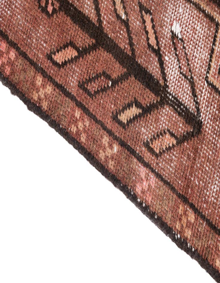 Detail image of 2' 9 x 9' 8 Hand Knotted Ultra Vintage Persian Wool Runner Rug