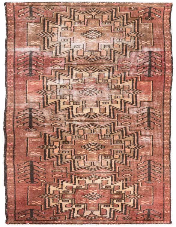 Primary image  2' 9 x 9' 8  Hand Knotted Ultra Vintage Persian Wool Runner Rug