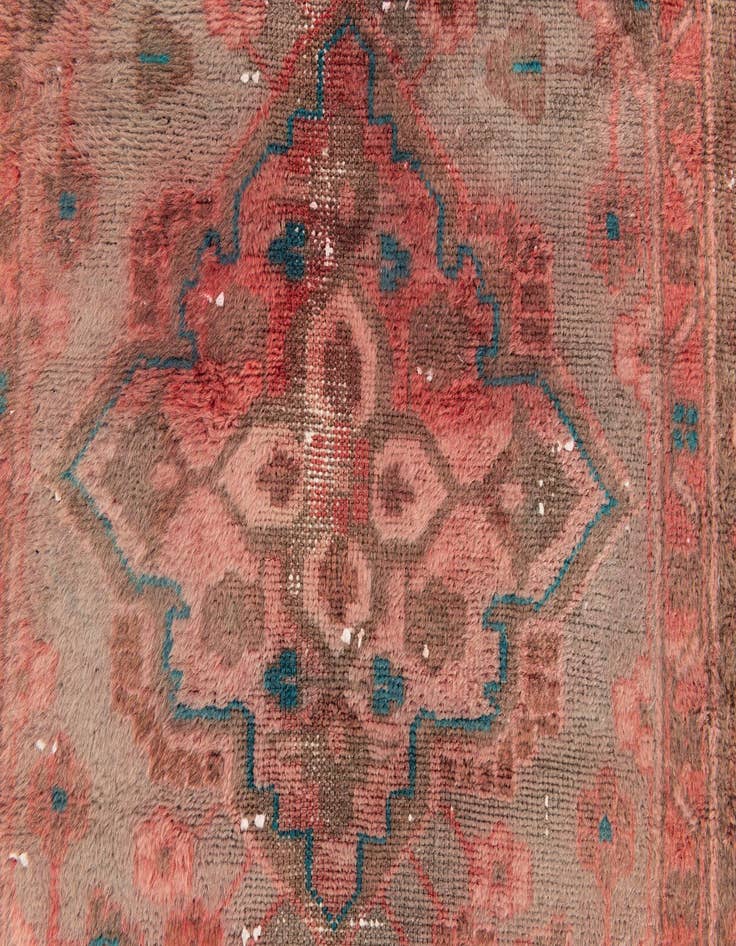 Detail image of  2' 8 x 9' 5  Hand Knotted Ultra Vintage Persian Wool Runner Rug