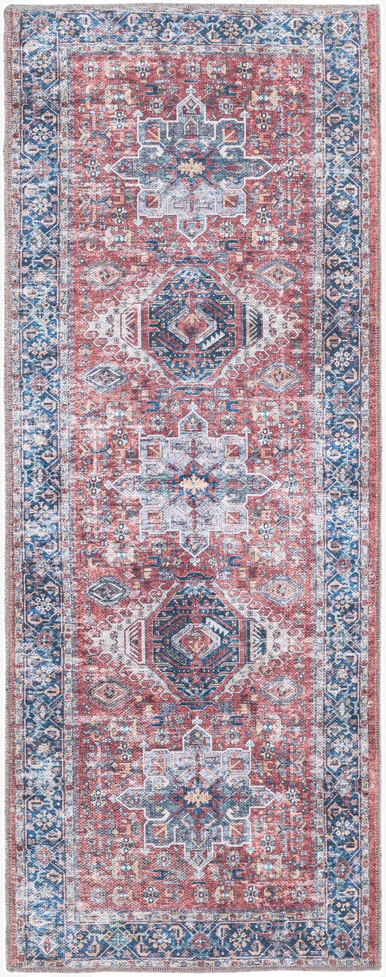 Primary image  2' x 5'  Washable Yara Runner Rug