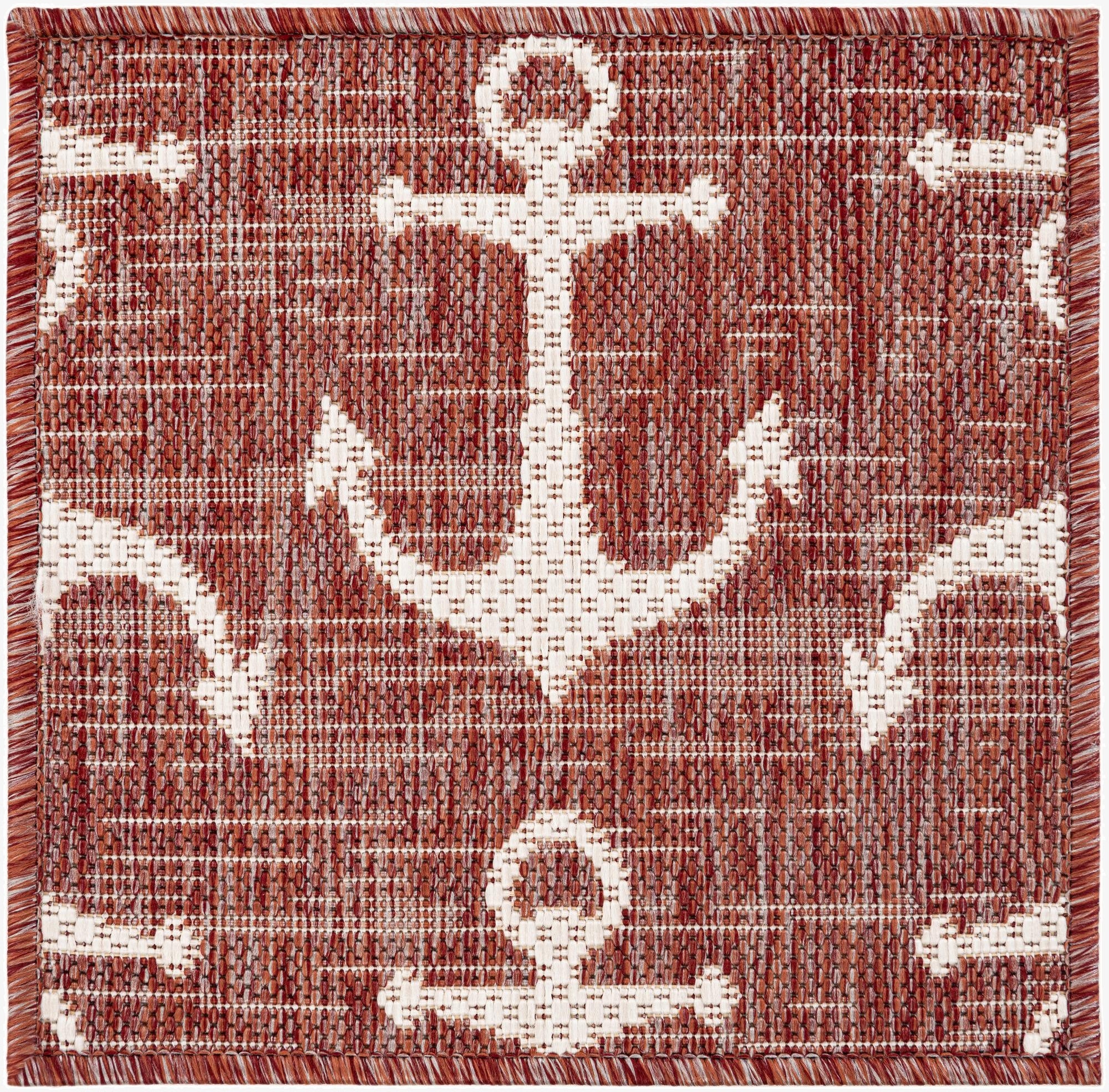  1' 4 x 1' 4  Washable Coastal Indoor / Outdoor Sample Rug