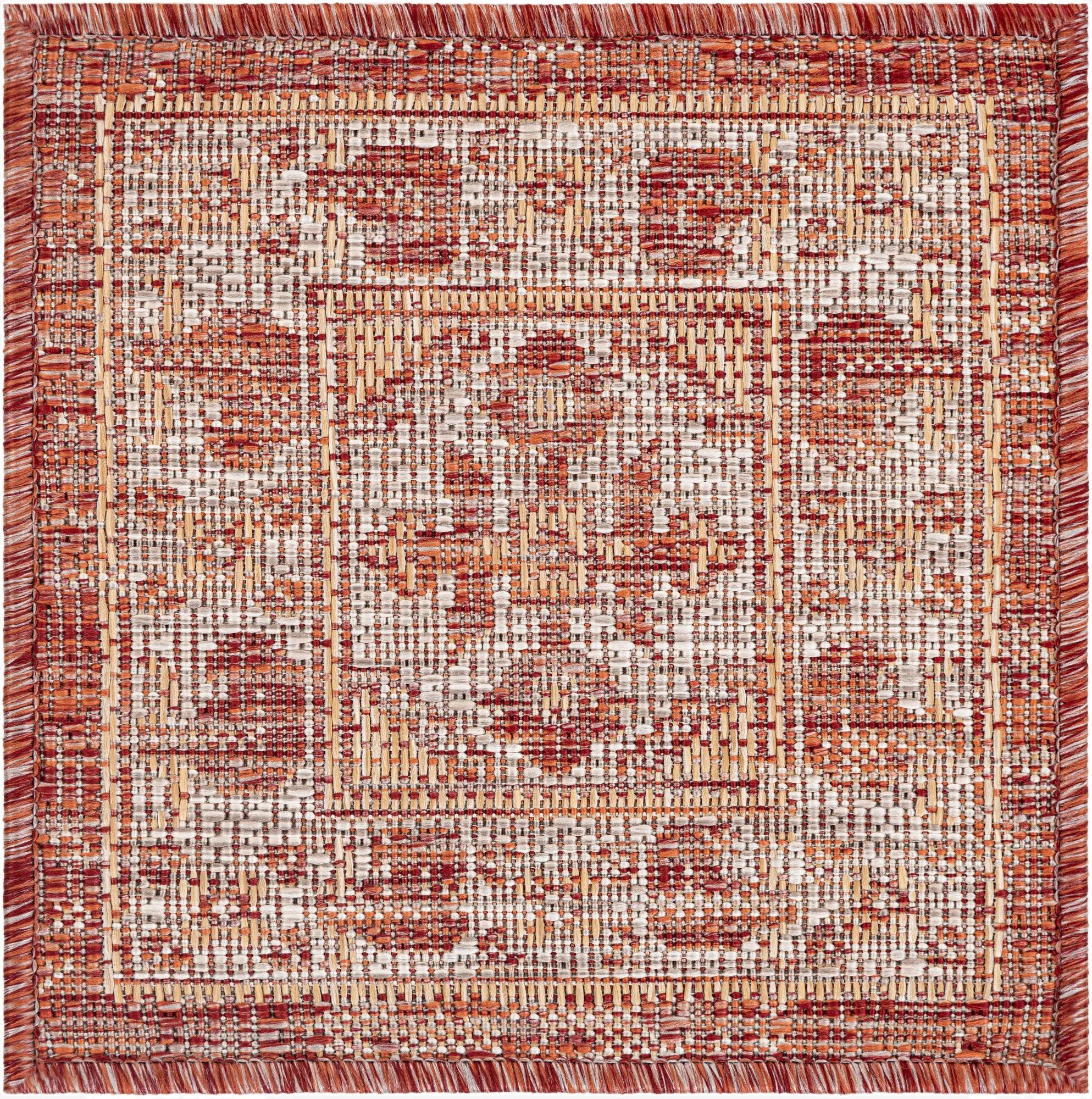  1' 4 x 1' 4  Washable Traditional Indoor / Outdoor Sample Rug