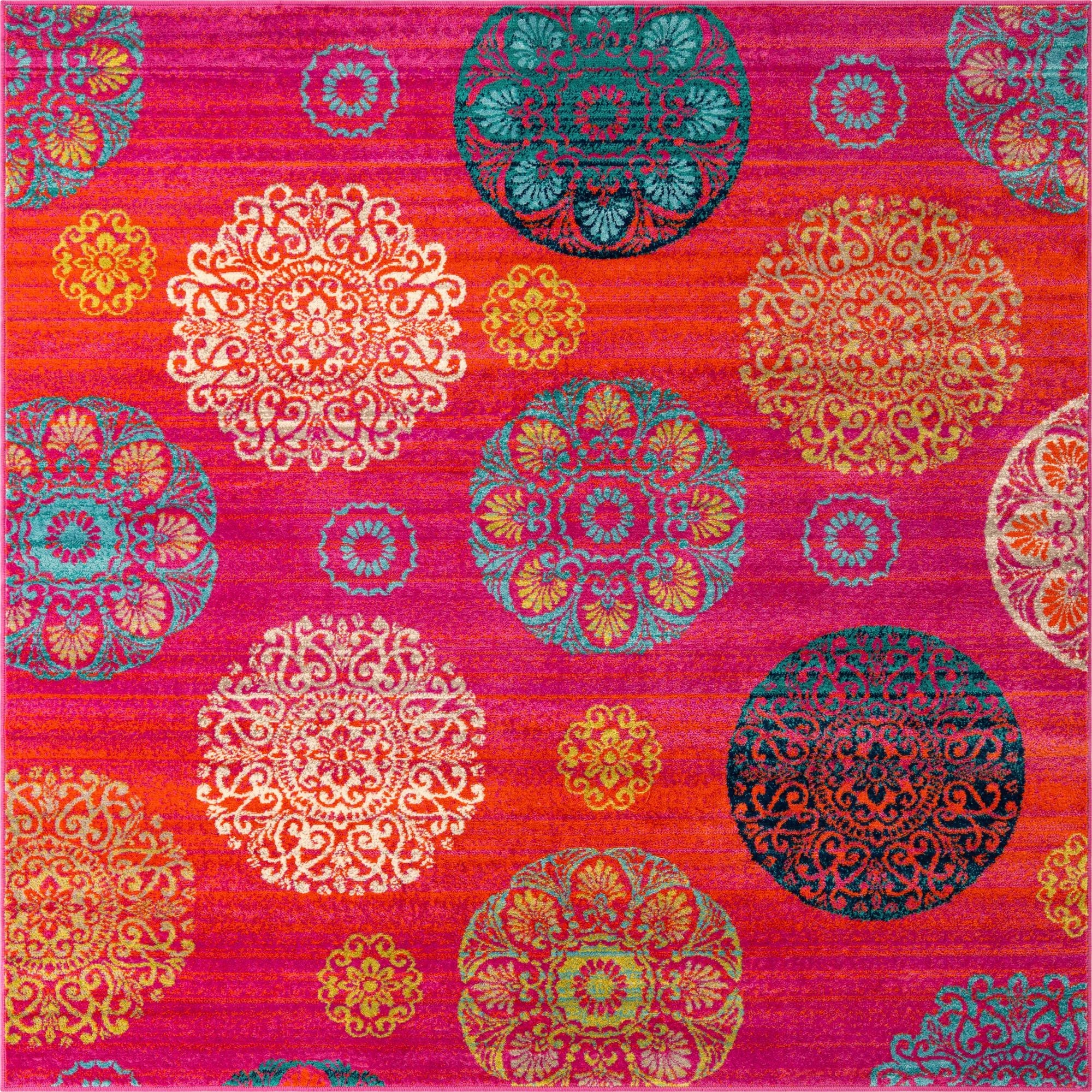  7' 10 x 7' 10 Azalea Square Rug