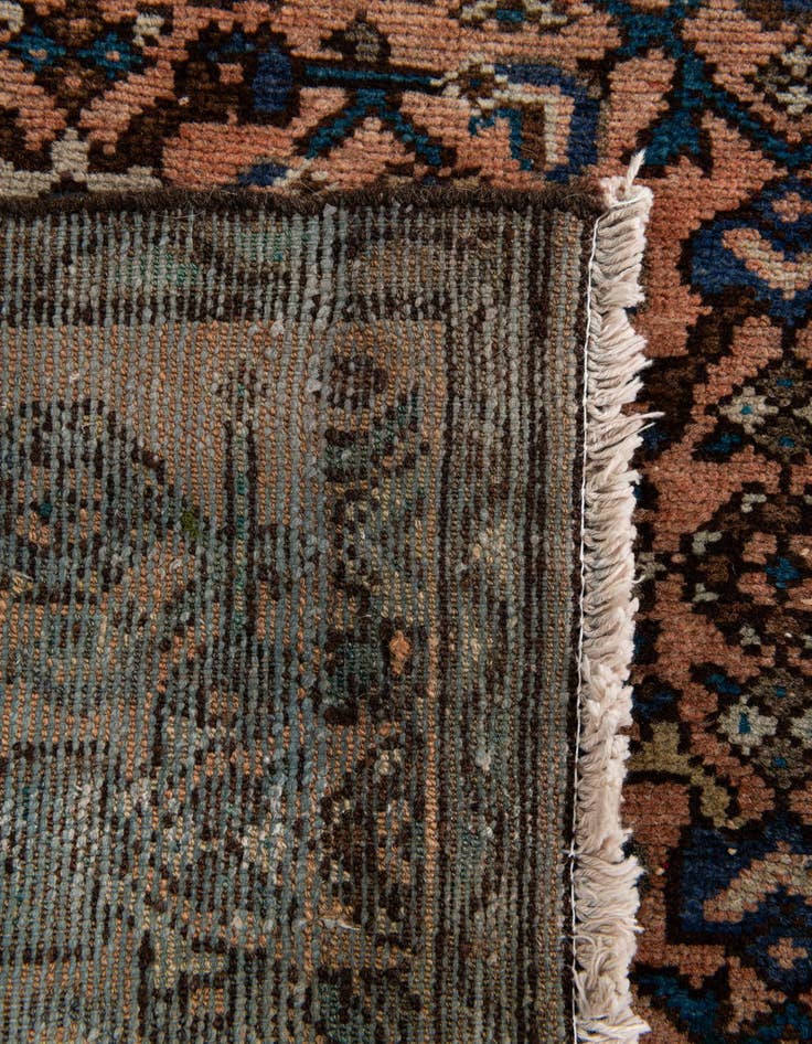 Detail image of  2' 10 x 9' 2  Hand Knotted Hamedan Persian Wool Square Rug