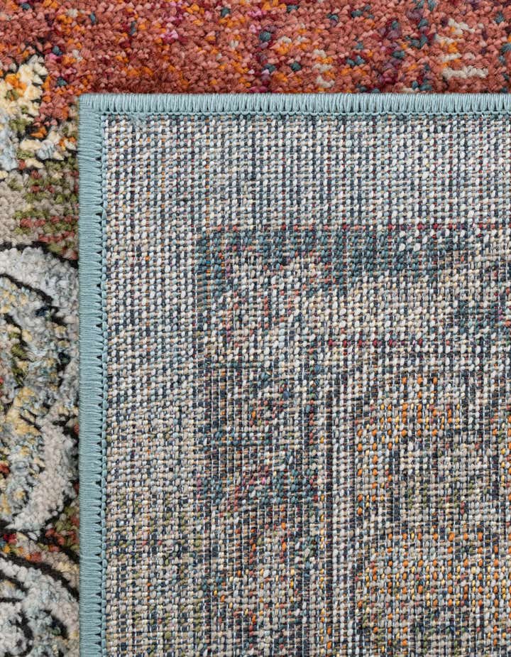 Rust Red 7' 10 x 7' 10 Isabella Square Rug | Rugs.com