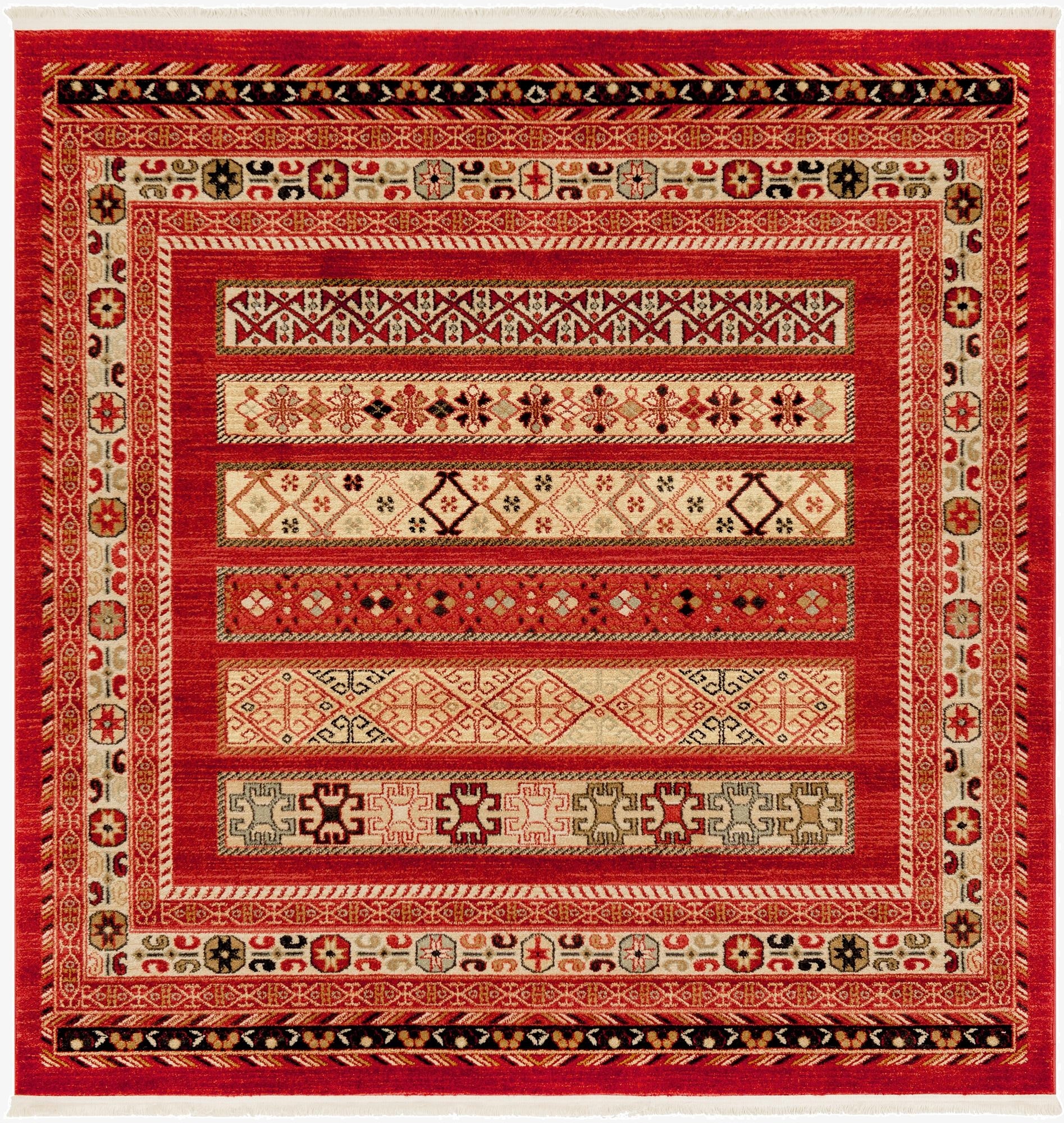  6' x 6' Kashkuli Gabbeh Square Rug