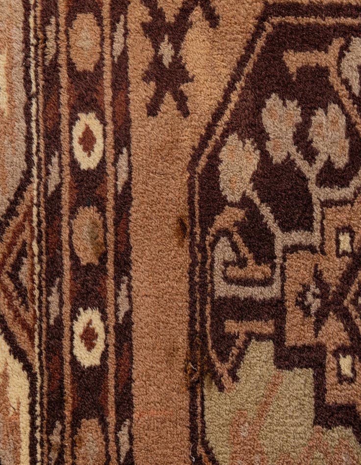 Detail image of  8' 3 x 11' 5  Hand Knotted Khal Mohammadi Wool Square Rug