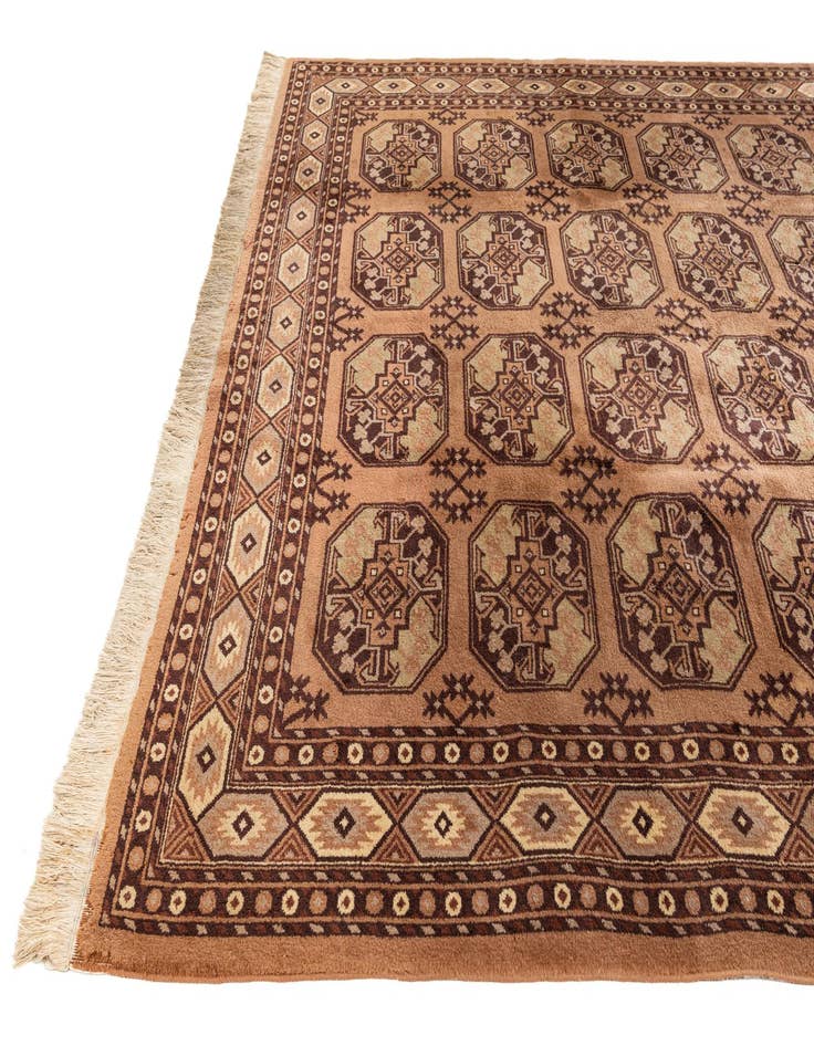 Detail image of  8' 3 x 11' 5  Hand Knotted Khal Mohammadi Wool Square Rug