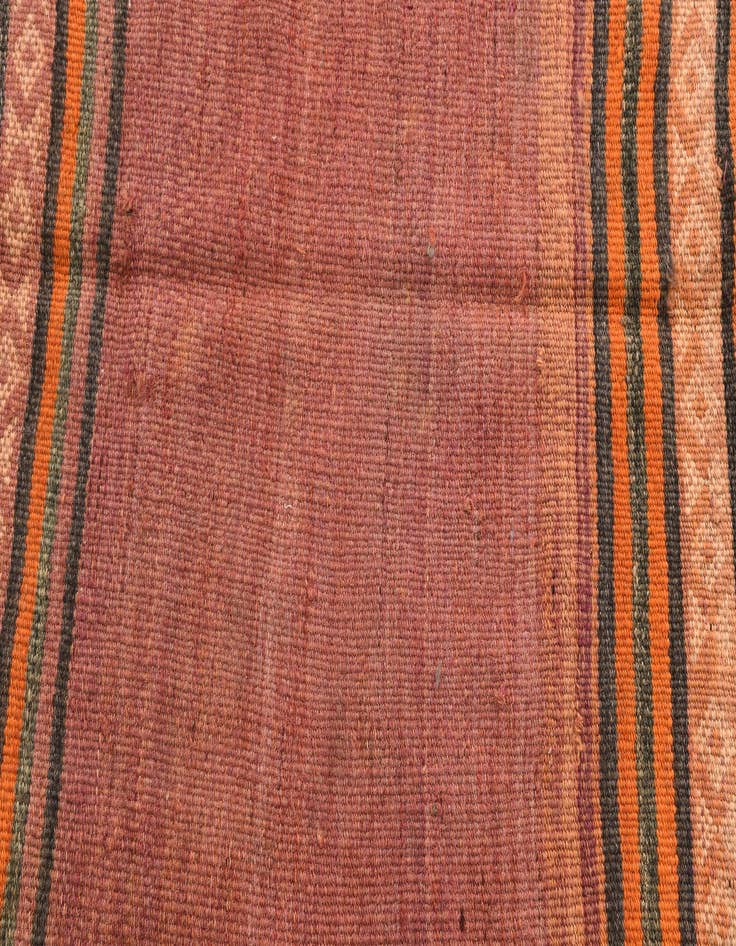 Detail image of  3' 5 x 3' 6  Hand Woven Kilim Afghan Wool Square Rug