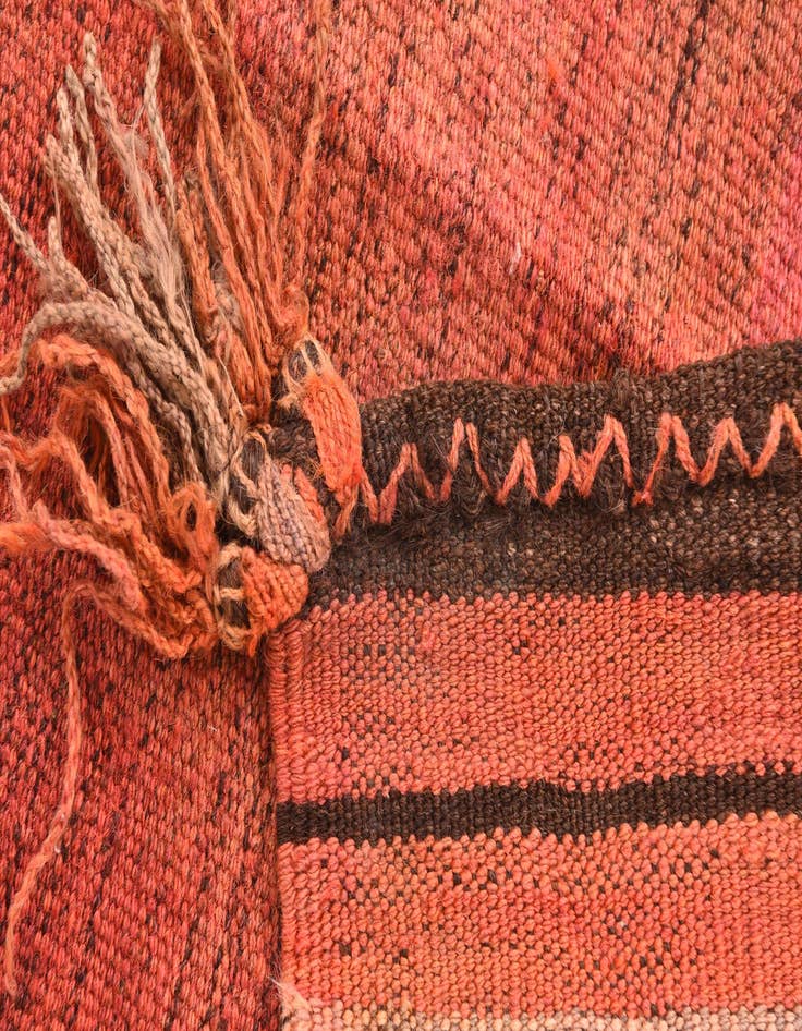 Detail image of  3' 2 x 3' 6  Hand Woven Kilim Fars Wool Square Rug