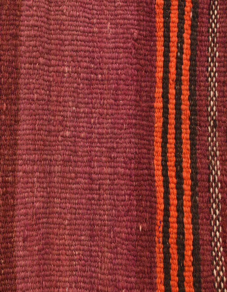 Detail image of  3' 2 x 3' 2  Hand Woven Kilim Fars Wool Square Rug