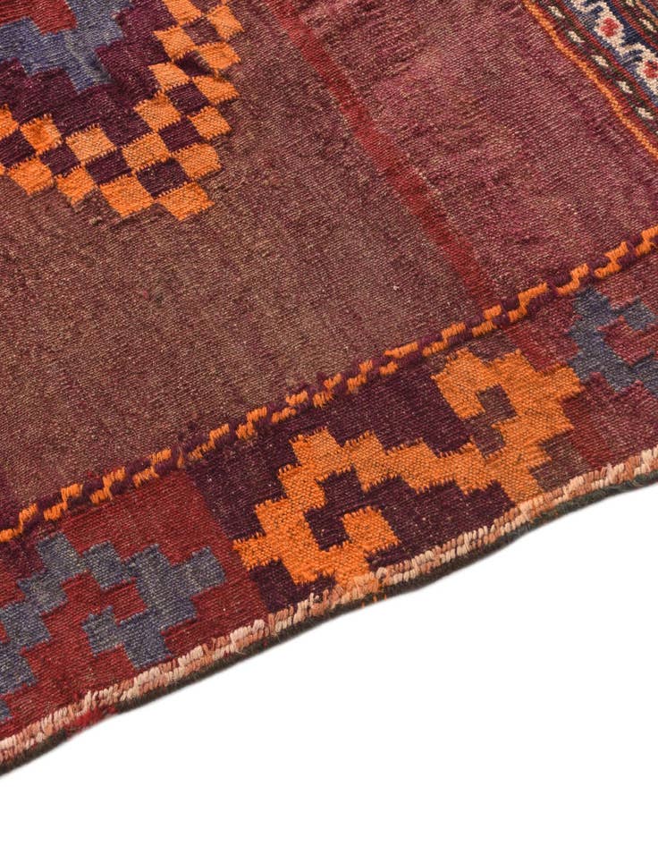 Detail image of  3' 9 x 3' 10  Hand Woven Kilim Fars Wool Square Rug