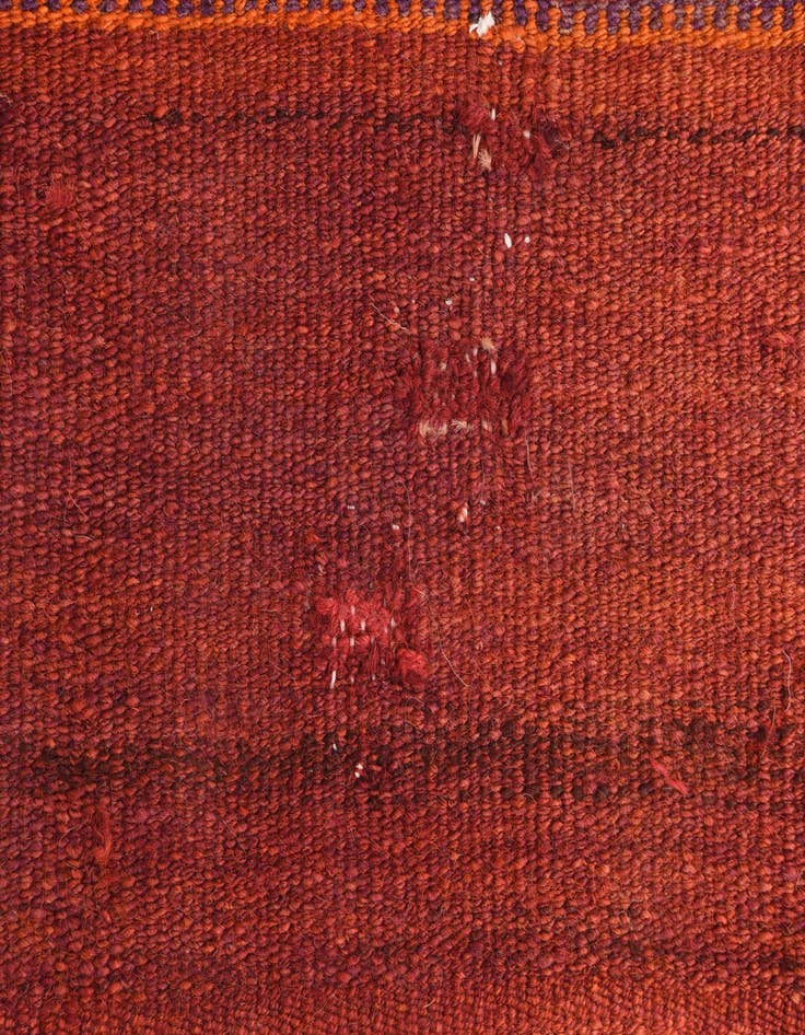 Detail image of 3' 3 x 3' 8 Hand Woven Kilim Fars Wool Square Rug