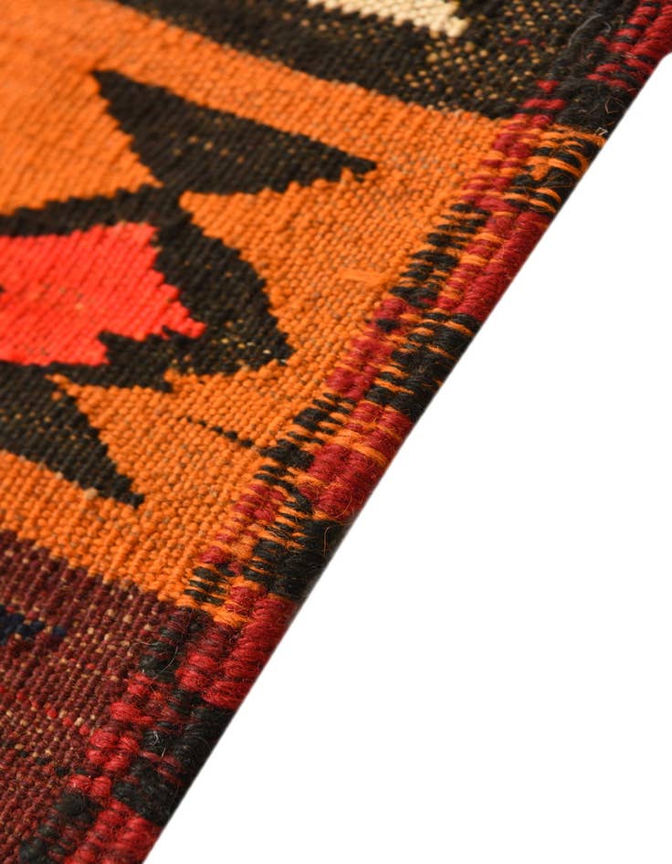 Detail image of  4' 2 x 4' 2  Hand Woven Kilim Fars Wool Square Rug