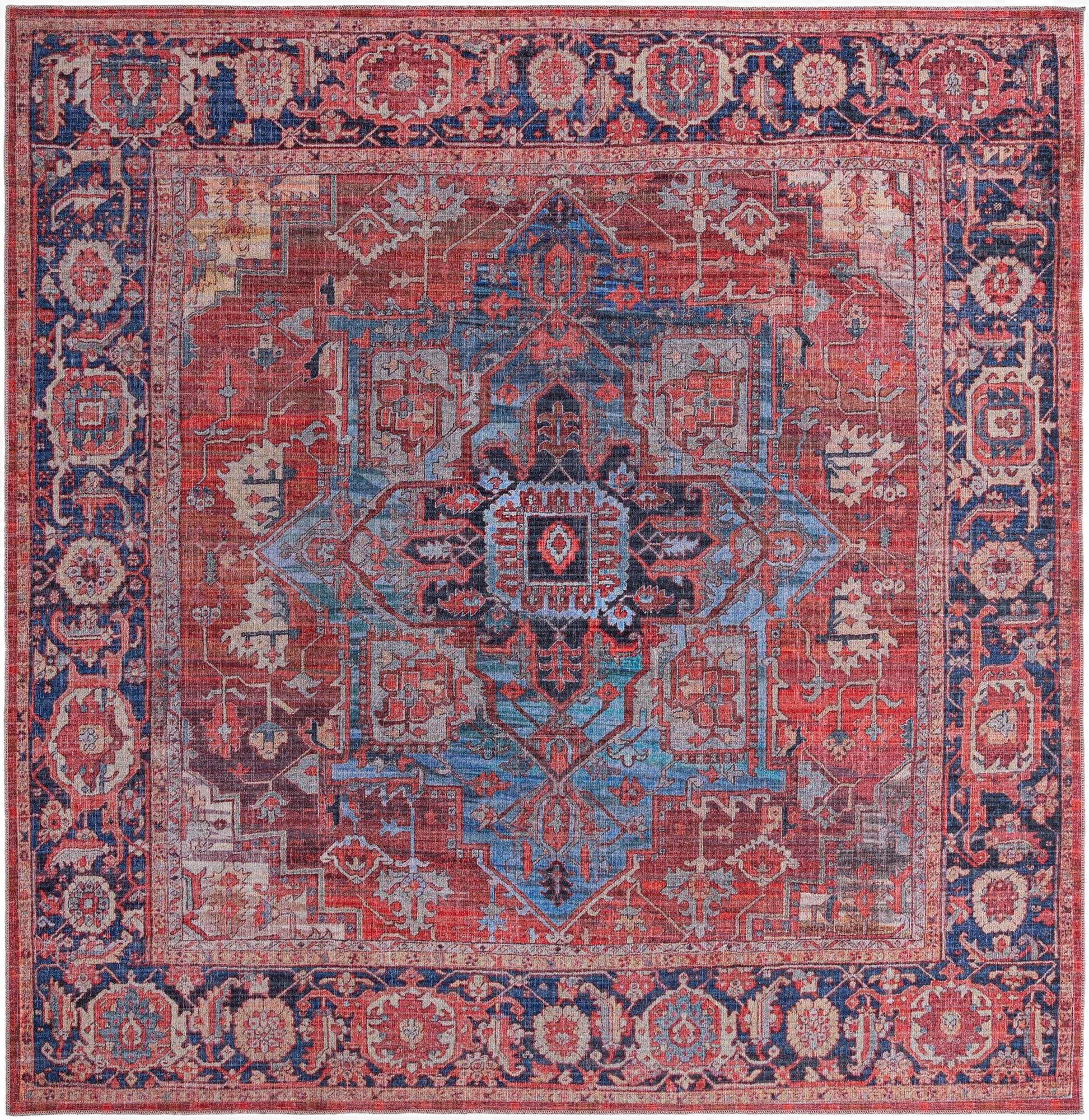 Primary image  10' 6 x 10' 6  Washable Maahru Square Rug