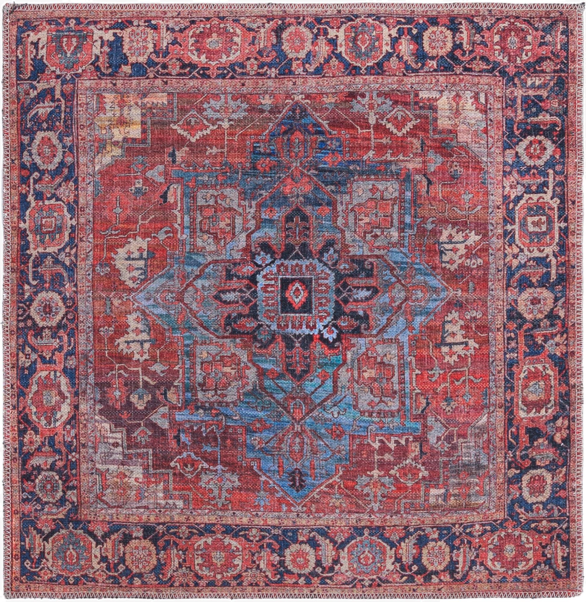 Primary image  3' 3 x 3' 3  Washable Maahru Square Rug