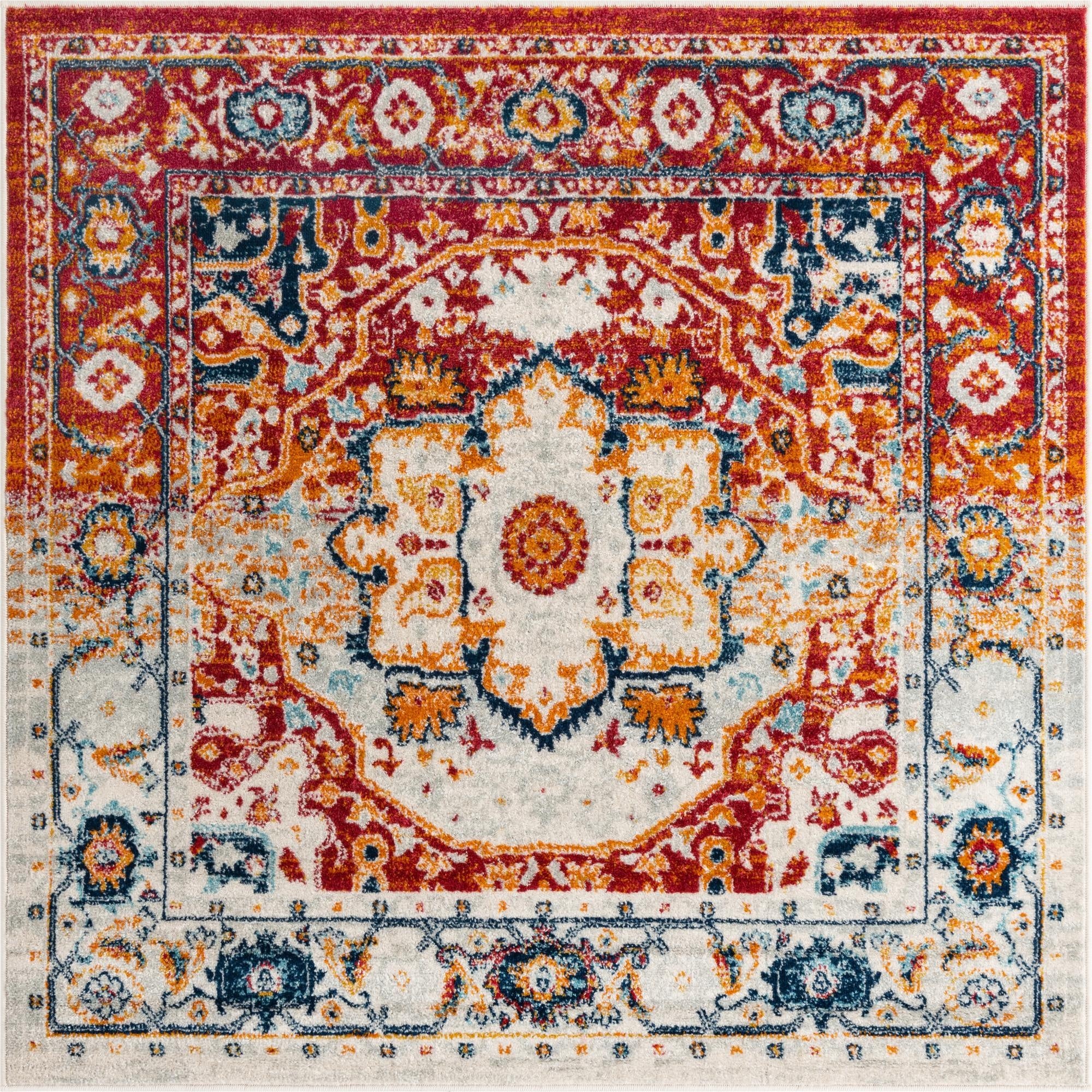  5' 3 x 5' 3 Madeline Vintage Square Rug