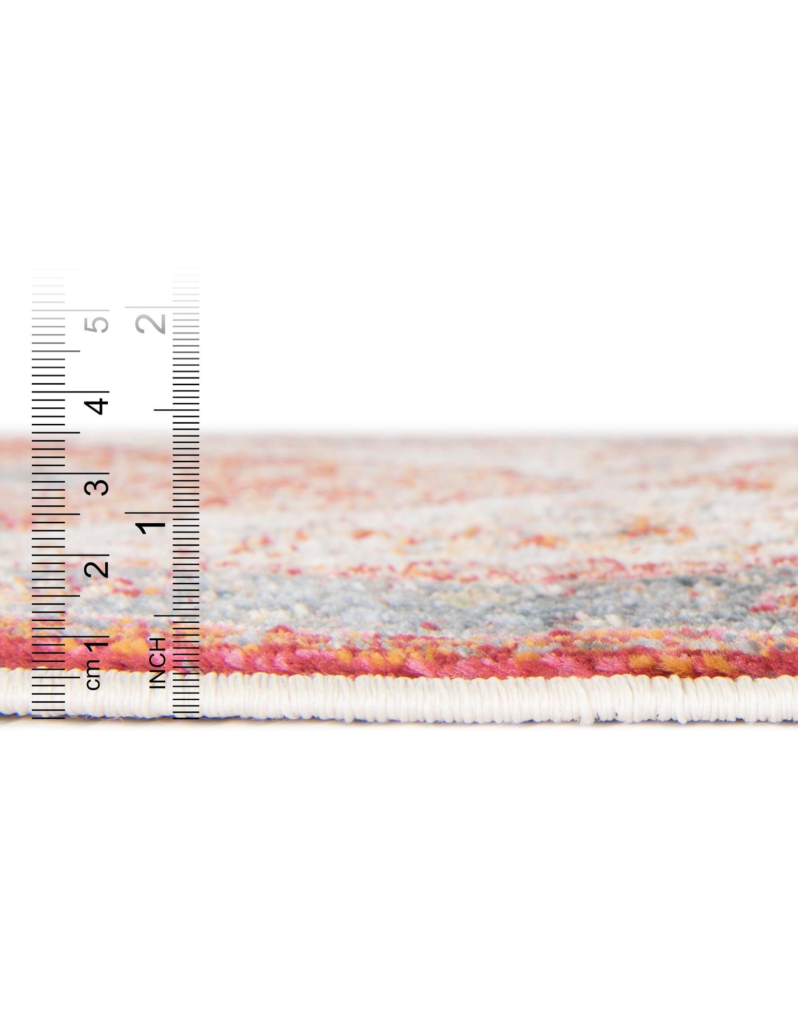 Rust Red 5' 3 x 5' 3 Santiago Square Rug | Rugs.com