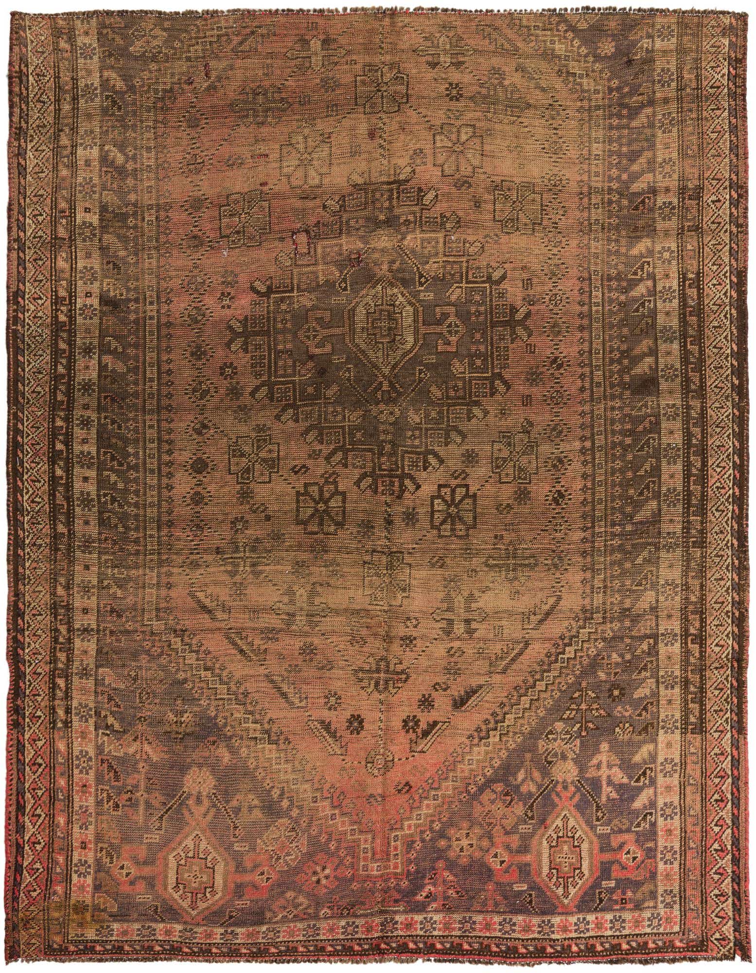 Primary image 6' 6 x 7' 4 Hand Knotted Tabriz Persian Wool Square Rug