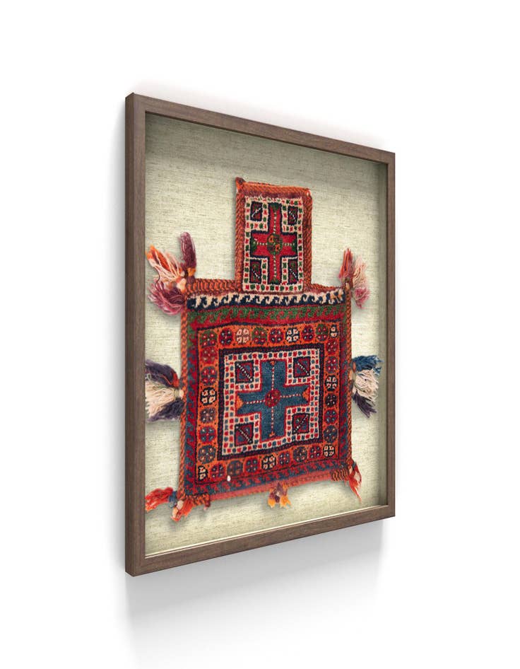 Detail image of  1' 9 x 2' 1 Textile Wall Art Square Rug