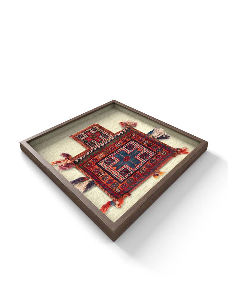 Detail image of  1' 9 x 2' 1 Textile Wall Art Square Rug