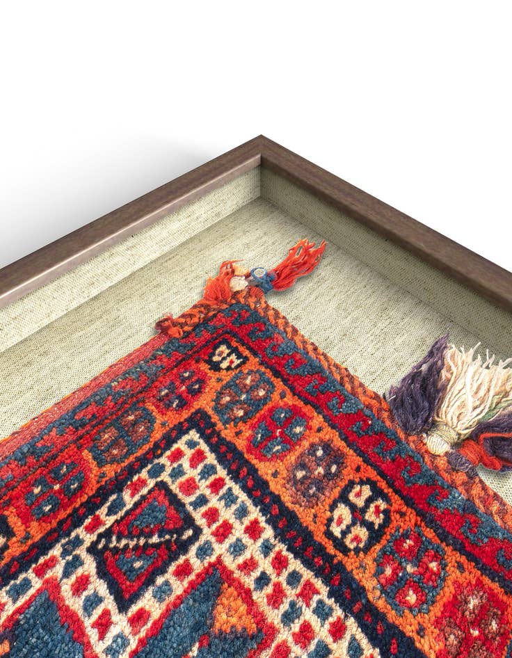 Detail image of  1' 9 x 2' 1 Textile Wall Art Square Rug