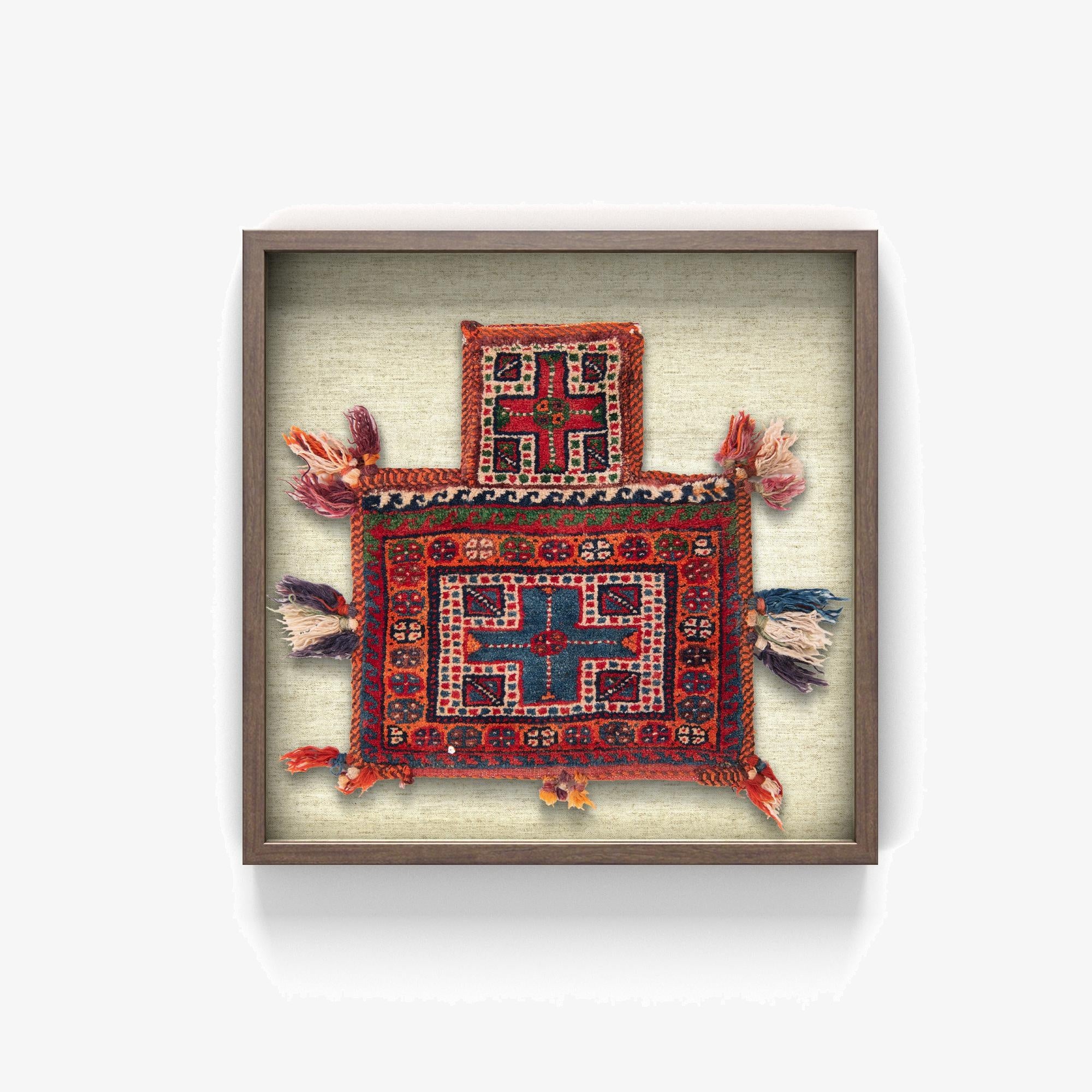  1' 9 x 2' 1 Textile Wall Art Square Rug
