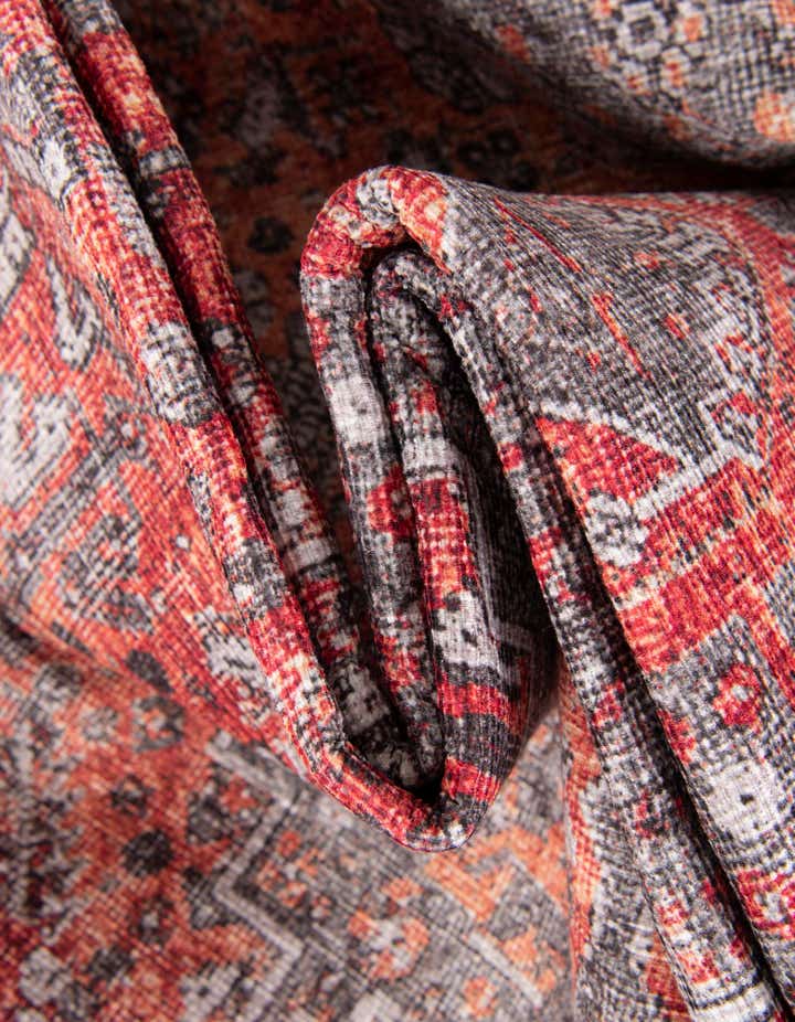 Rust Red 7' 10 x 7' 10 Timeless Square Rug | Rugs.com