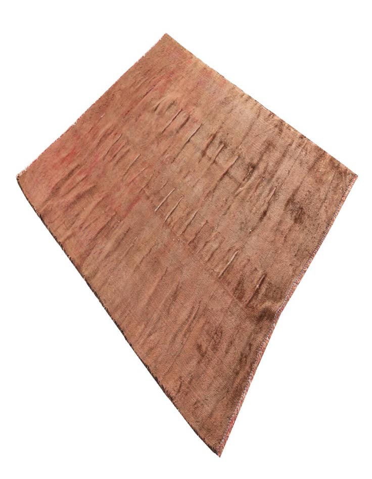 Detail image of  3' 7 x 4' 6  Hand Knotted Ultra Vintage Persian Wool Square Rug