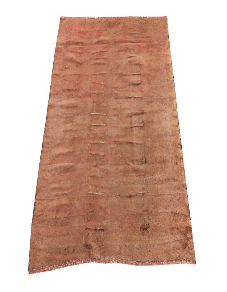 Detail image of  3' 7 x 4' 6  Hand Knotted Ultra Vintage Persian Wool Square Rug