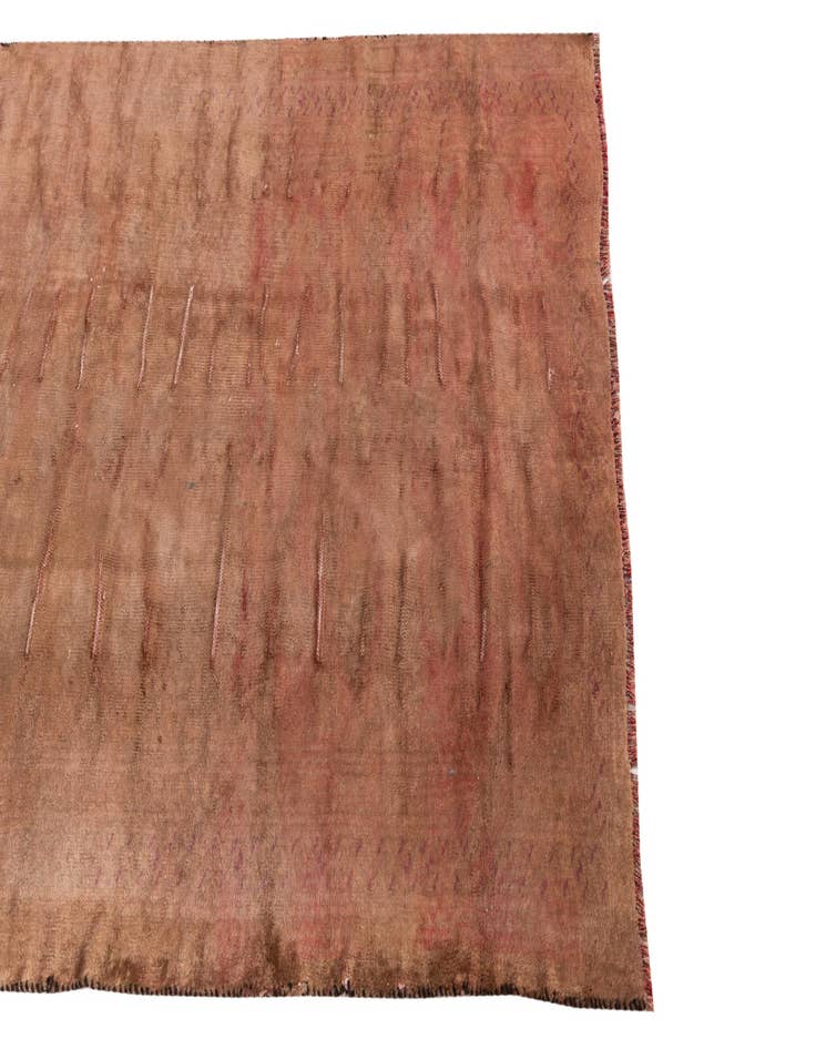 Detail image of  3' 7 x 4' 6  Hand Knotted Ultra Vintage Persian Wool Square Rug