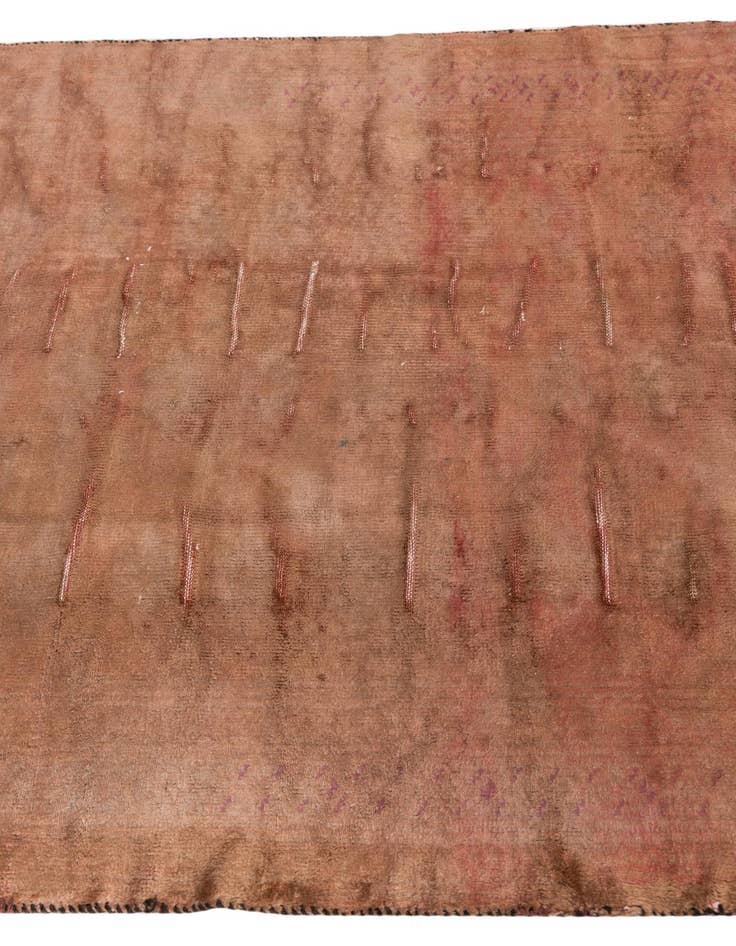 Detail image of  3' 7 x 4' 6  Hand Knotted Ultra Vintage Persian Wool Square Rug