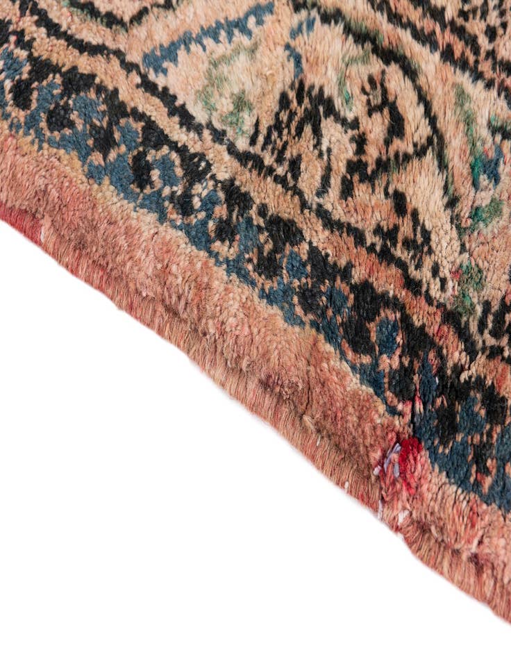 Detail image of  3' 9 x 4' 7  Hand Knotted Ultra Vintage Persian Wool Square Rug