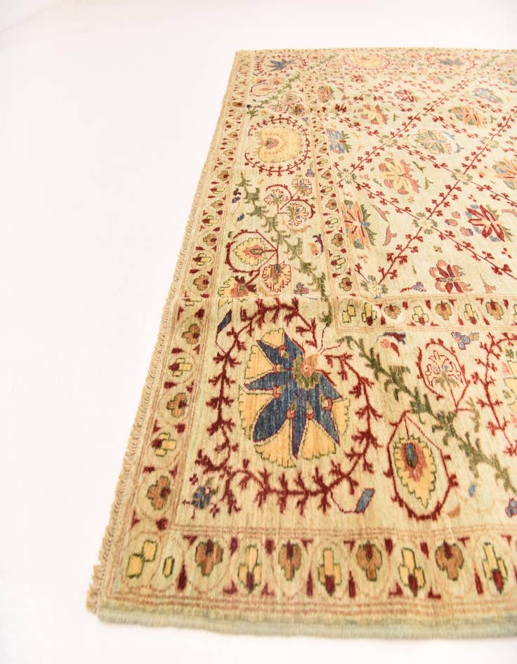 Detail image of 6' 9 x 8' 1 Hand Knotted Ariana Ziegler Oriental Rug