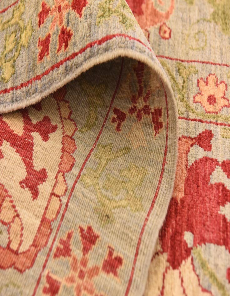 Detail image of  6' 8 x 8' 11  Hand Knotted Ariana Ziegler Oriental Rug