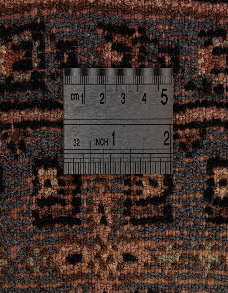 Detail image of  4' 4 x 5' 11  Hand Knotted Bokhara Oriental Wool Rug