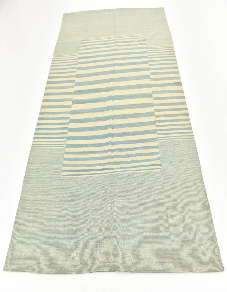 Detail image of  5' 10 x 7' 8  Hand Woven Kilim Modern Wool Rug