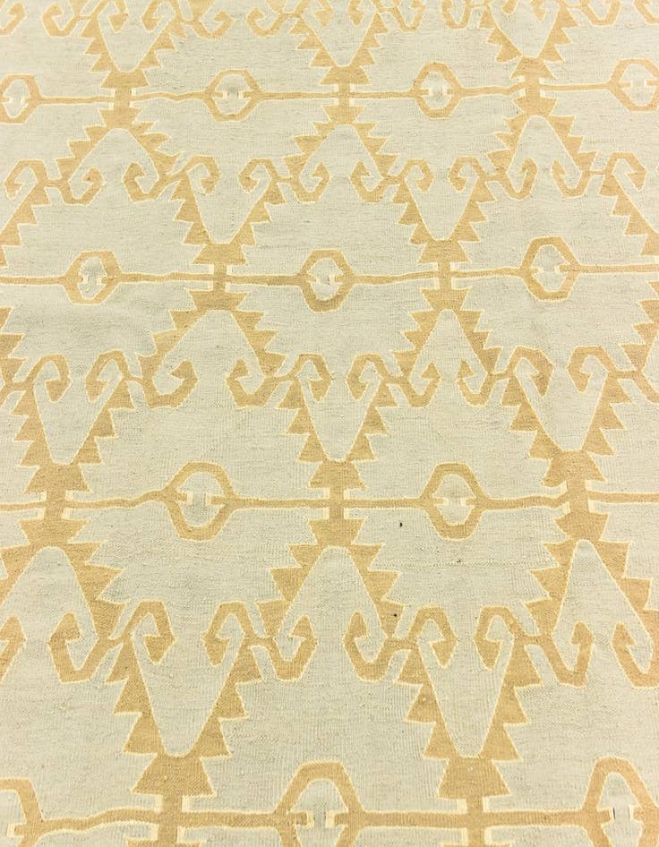 Detail image of  6' 2 x 8' 9  Hand Woven Kilim Modern Wool Rug