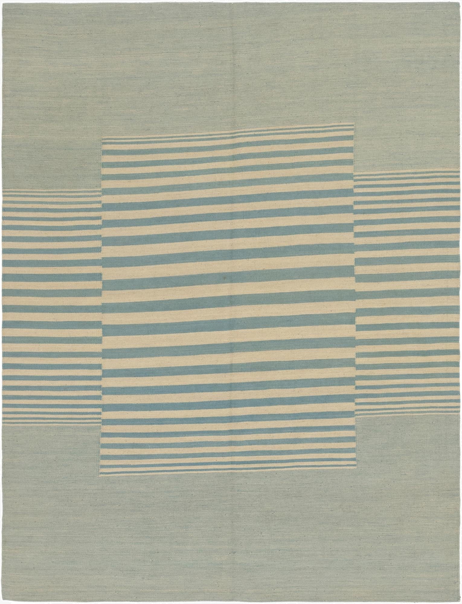  5' 10 x 7' 8  Hand Woven Kilim Modern Wool Rug