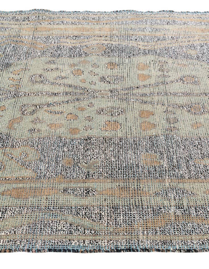 Detail image of  6' 1 x 9' 4  Hand Knotted Moroccan Wool Rug