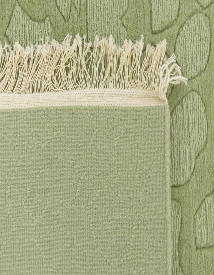 Detail image of  5' 8 x 7' 8  Hand Knotted Nepal Wool Rug