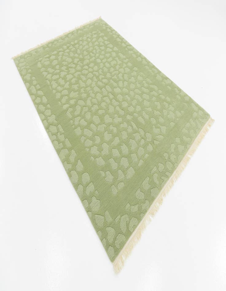 Detail image of  5' 8 x 7' 8  Hand Knotted Nepal Wool Rug